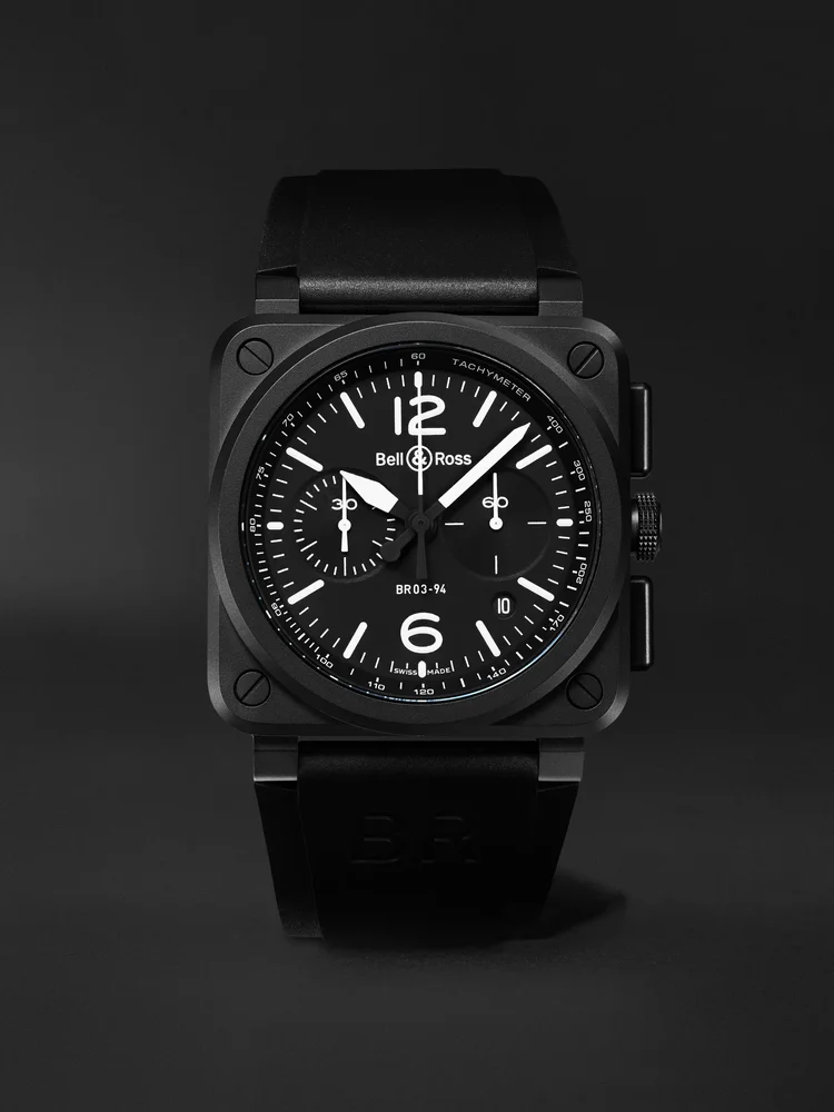 BR 03-94 Automatic Chronograph Ceramic Watch