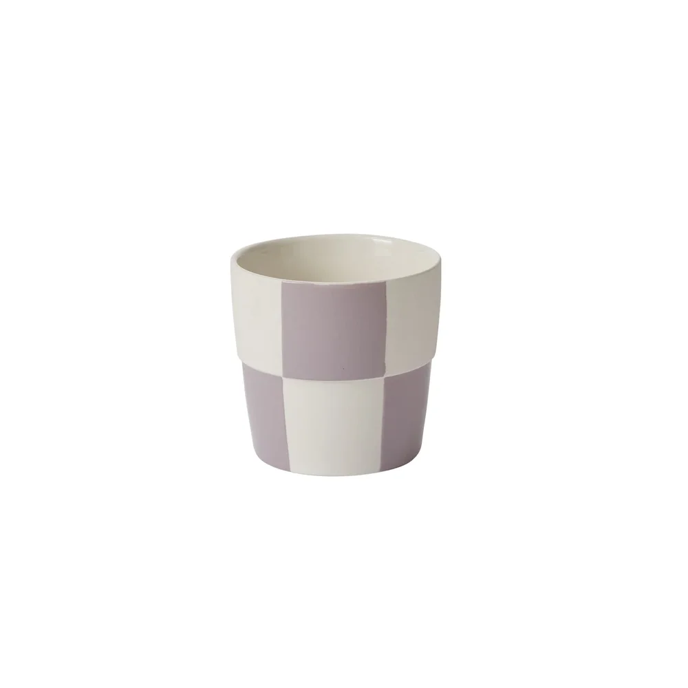 Checkerboard Pot, 5 x 5 Inch