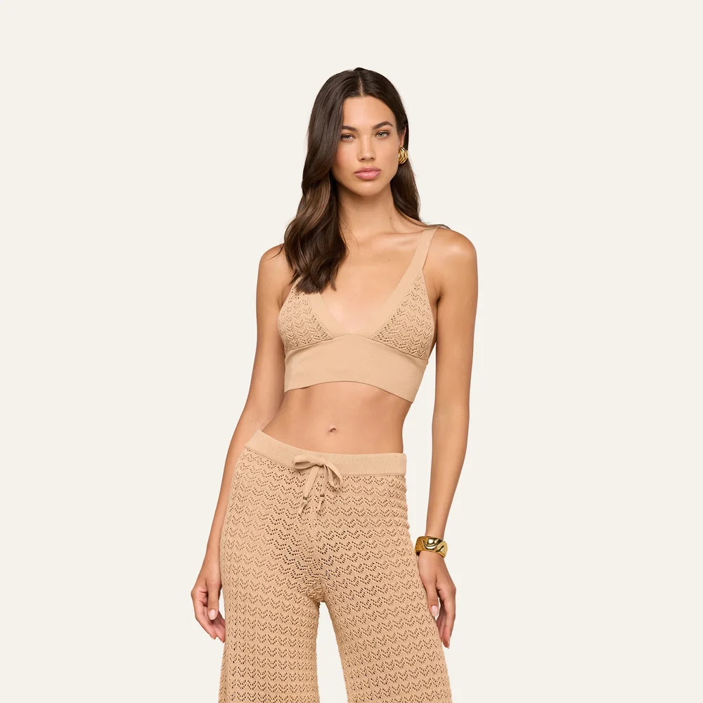 Reverie Pointelle Knit Bralette