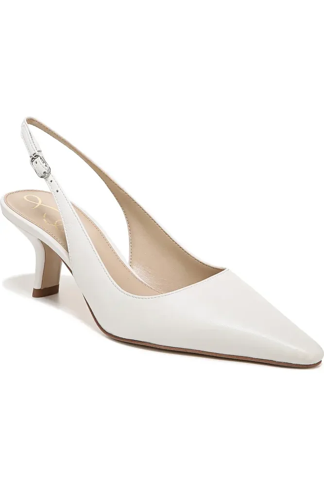 Bianka Slingback Pump (Bright White)