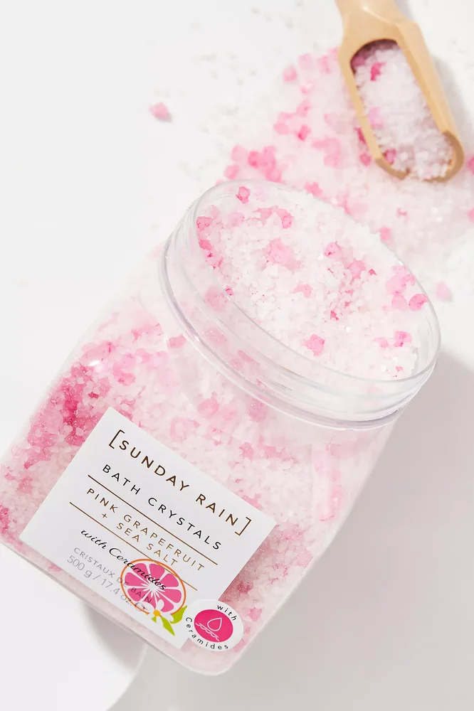 Pink Grapefruit & Sea Salt Bath Crystals