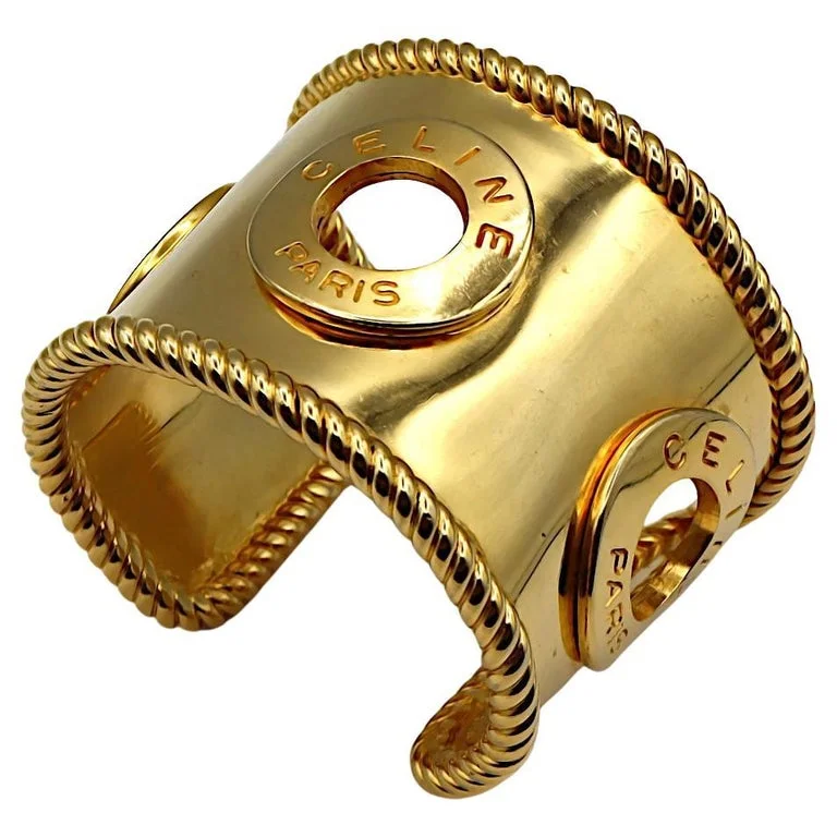 Vintage Logo Cuff Bracelet