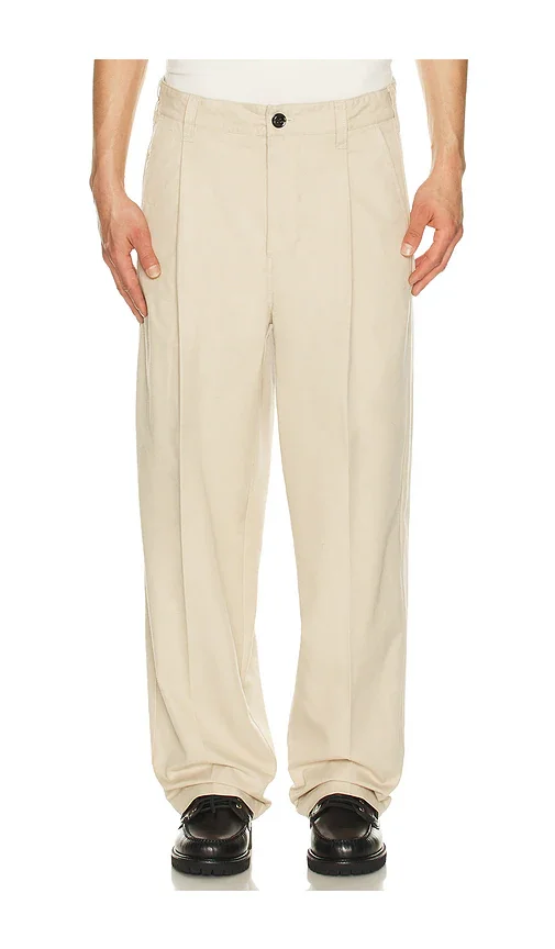 Industry Double Knees Pant in Brown