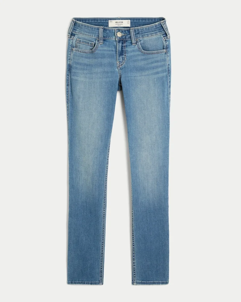 Low-Rise Skinny Jeans (medium wash)