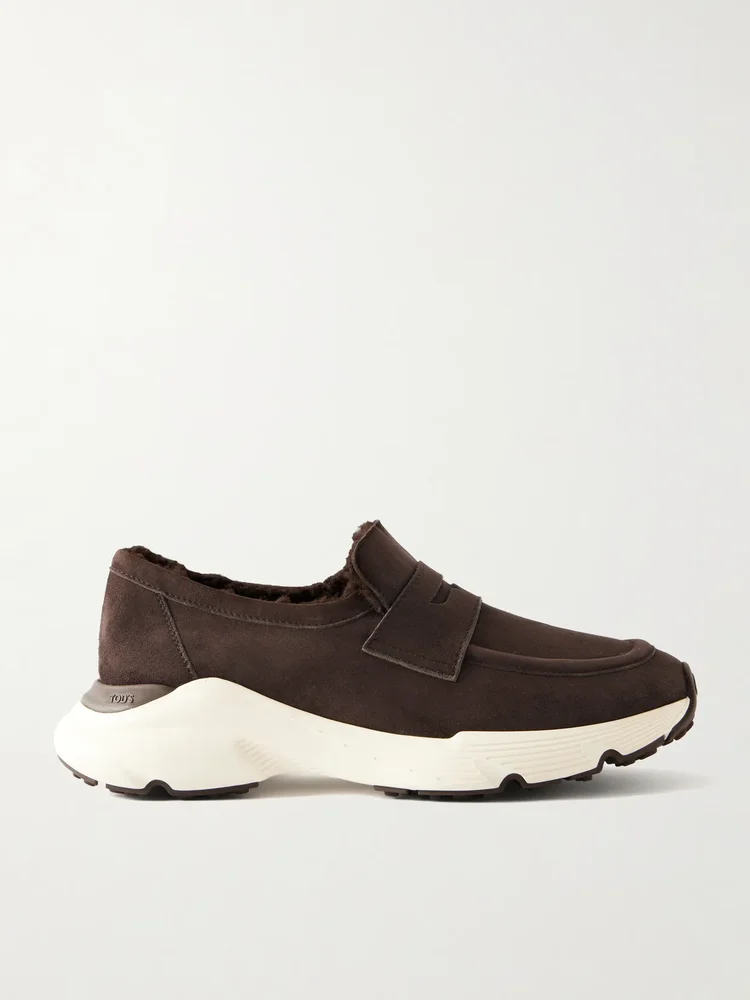 Suede sneakers