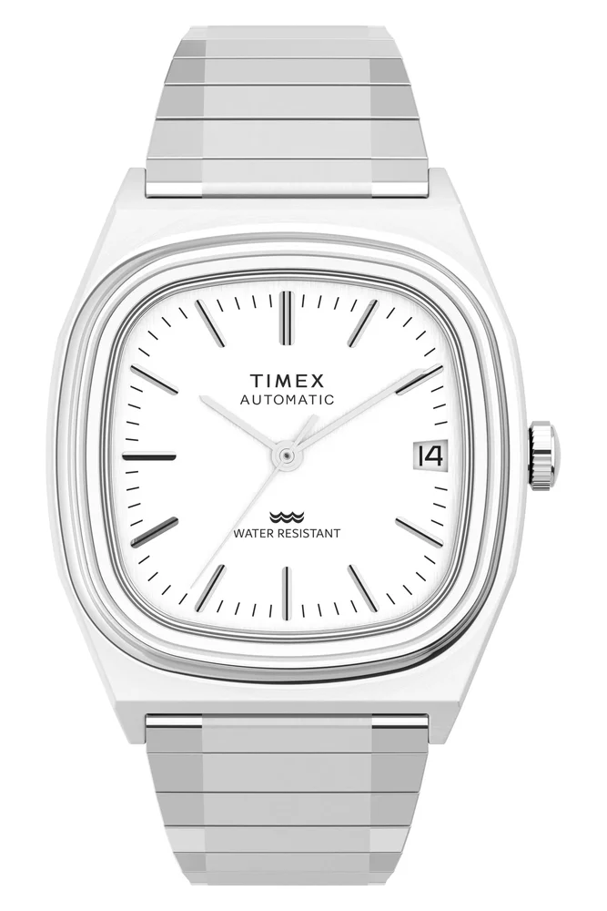 Automatic 1983 E-Line Reissue Bracelet Watch, 34mm (Stainless Steel)