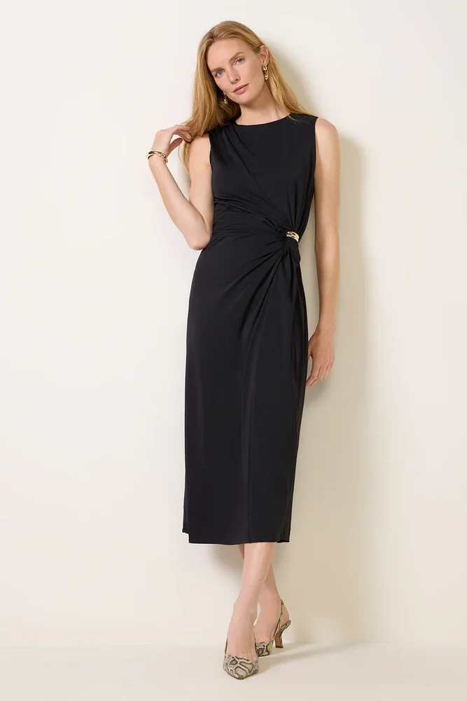 Presley Knot Waist Midi Dress