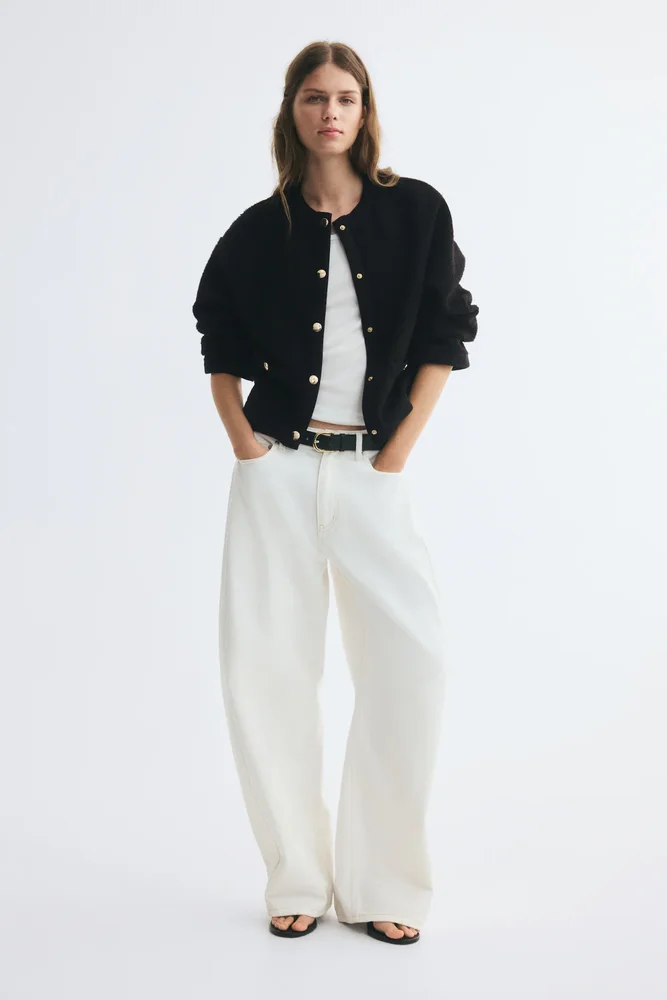 Boxy Teddy Fleece Jacket