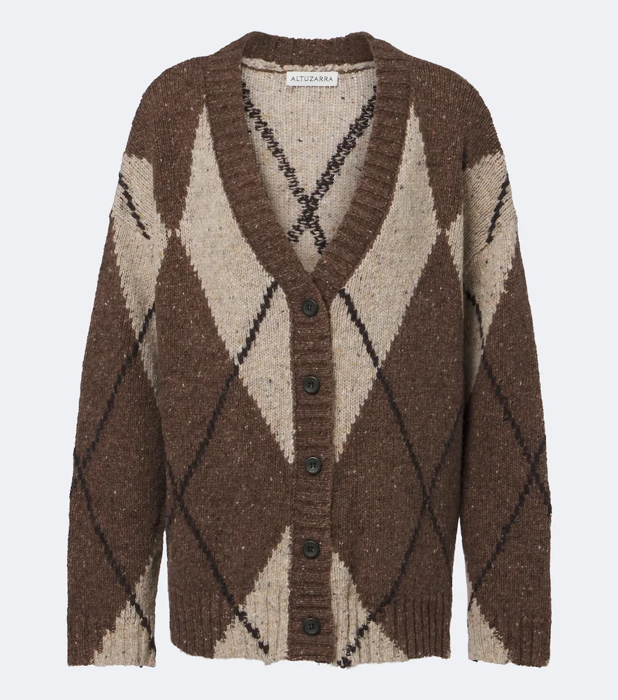 Ramblers wool and alpaca-blend cardigan