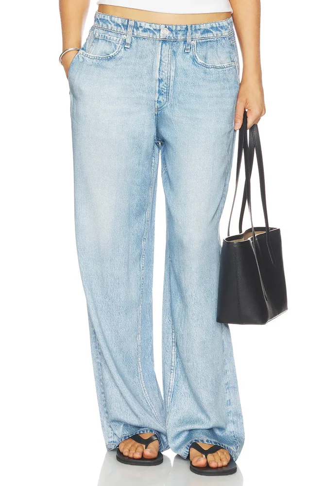 rb Miramar Slink Wide Leg Pull On Jeans