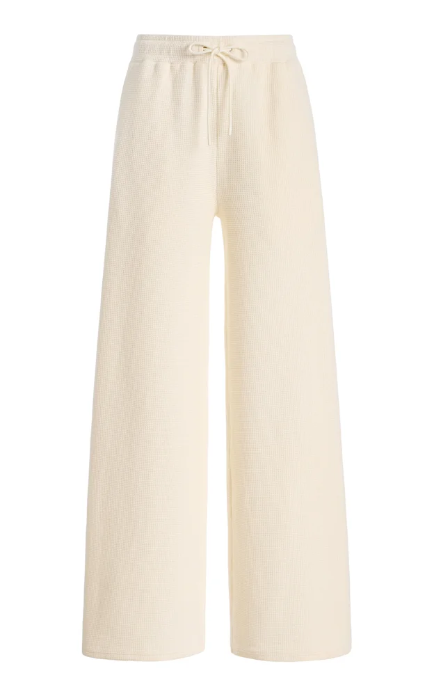 Waffle Knit Track Pant