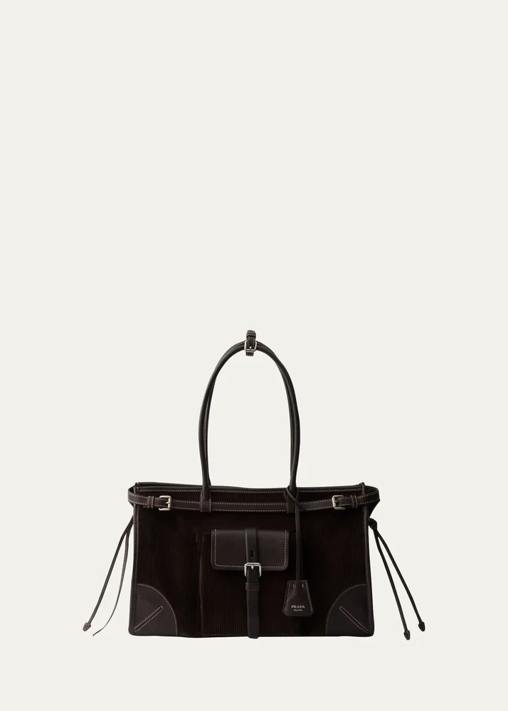 Bonnie Large Corduroy Tote Bag