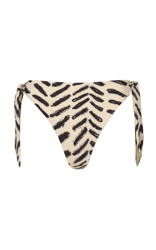 Vintage Existentialism Printed Bikini Bottoms