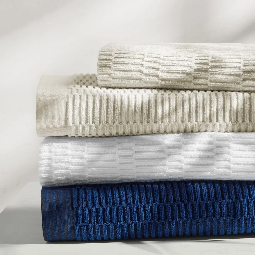 Brickell Checkered Towels