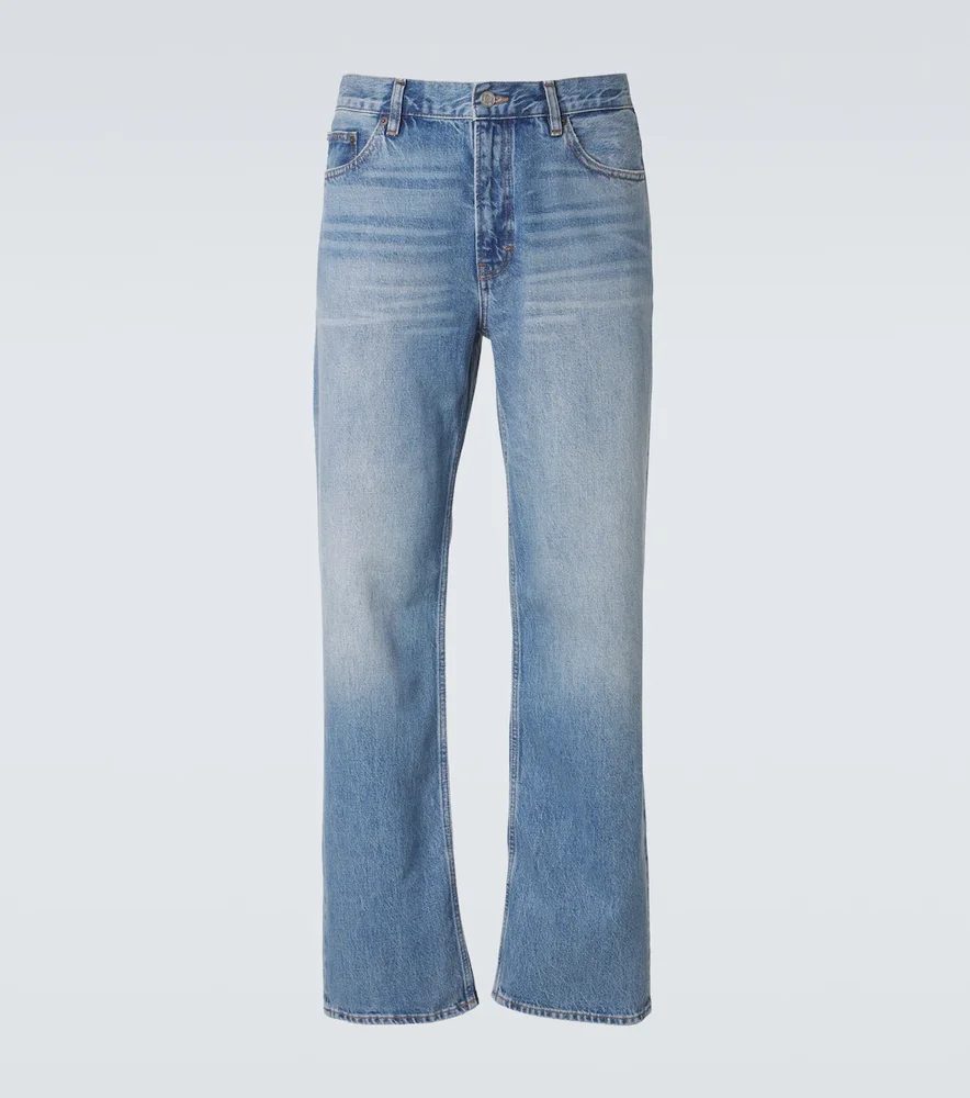 Relaxed straight jeans