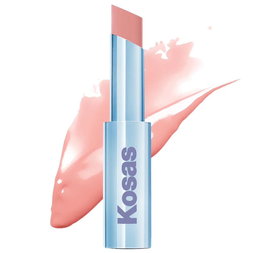 Wet Stick Moisturizing Shiny Sheer Lipstick with Ceramides in Baby Rose