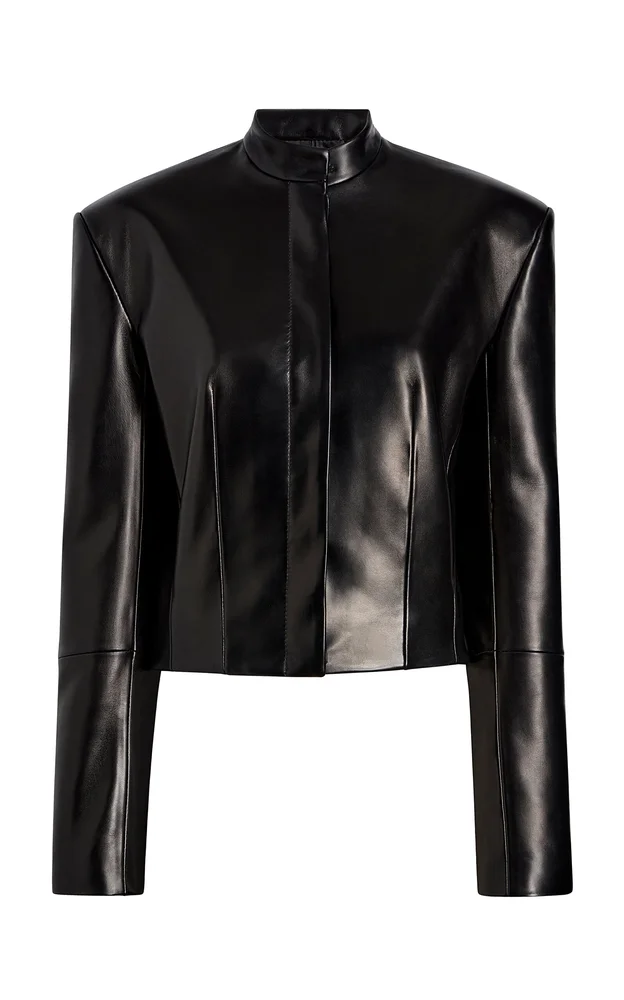 Yoko Plonge Leather Moto Jacket