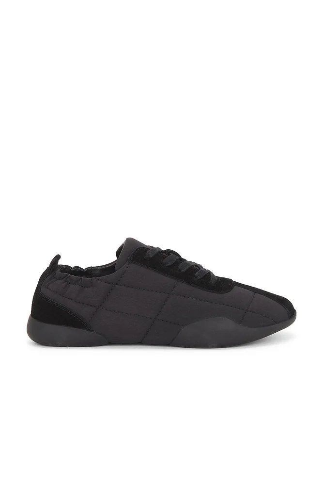 Stitch Pillow Sneaker in Black