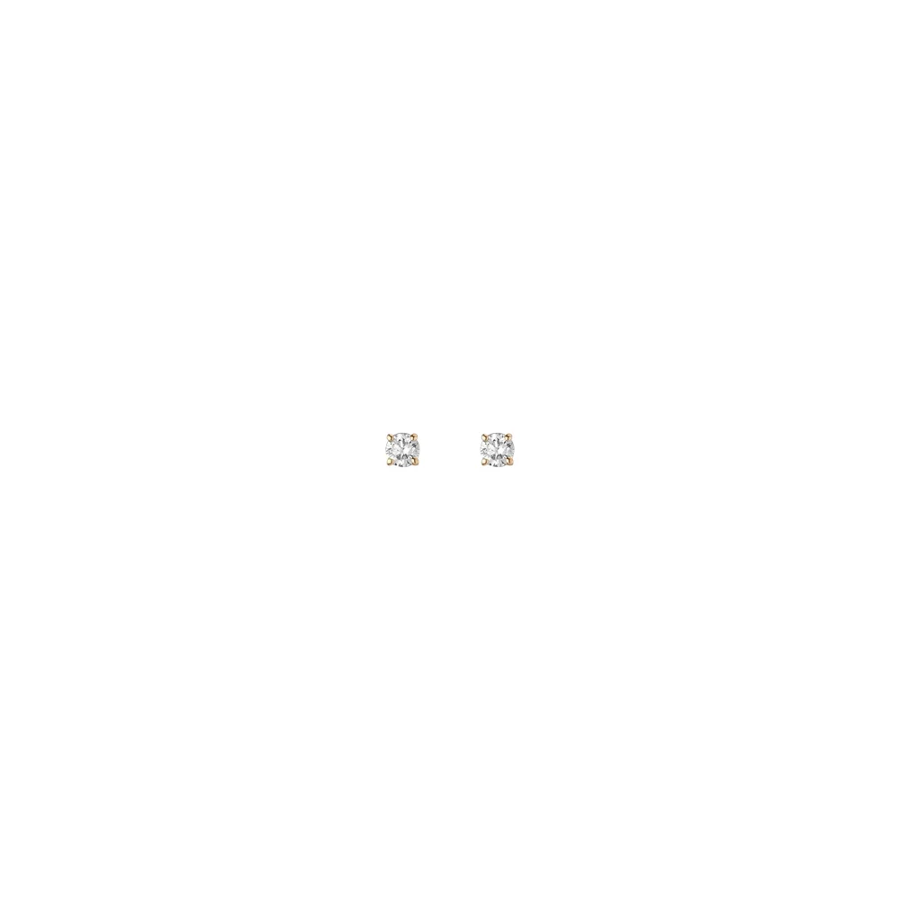0.25ct Round Lab Grown Diamond Stud Earrings