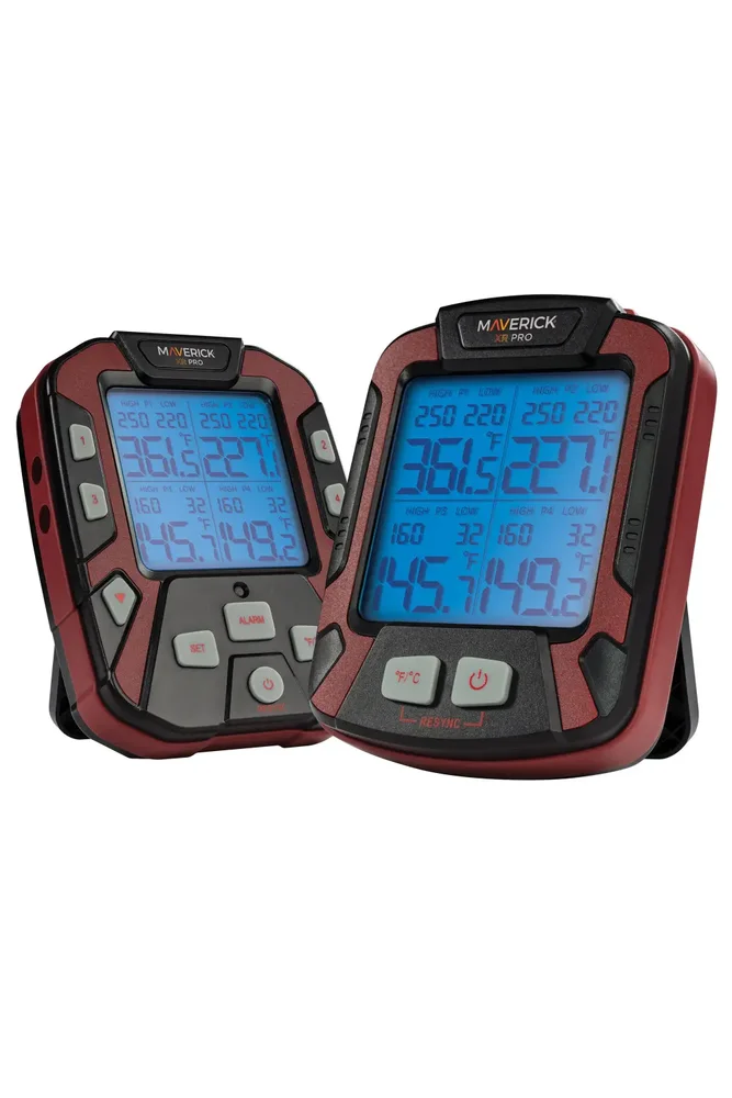 Extended Range Professional Wireless Thermometer, Four Probe