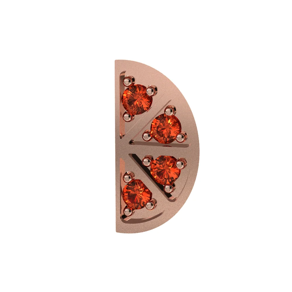 Slider Orange Slice Charm