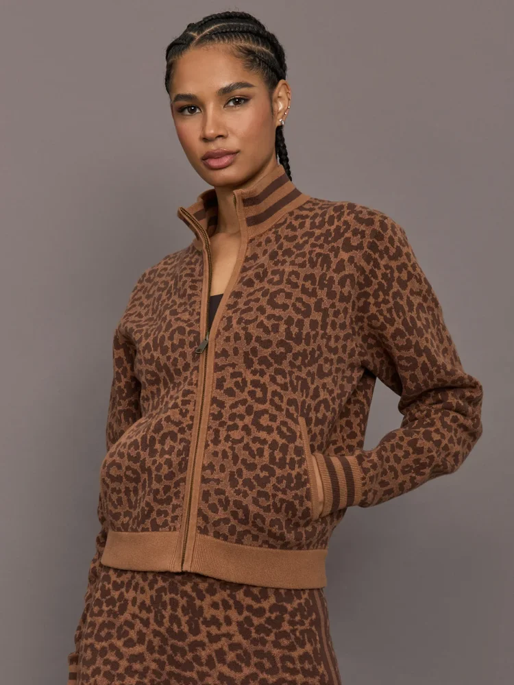Malawai Margot Knit Jacket - Animal