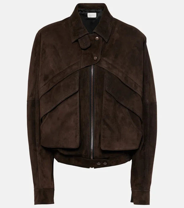 Suede jacket in brown - Magda Butrym