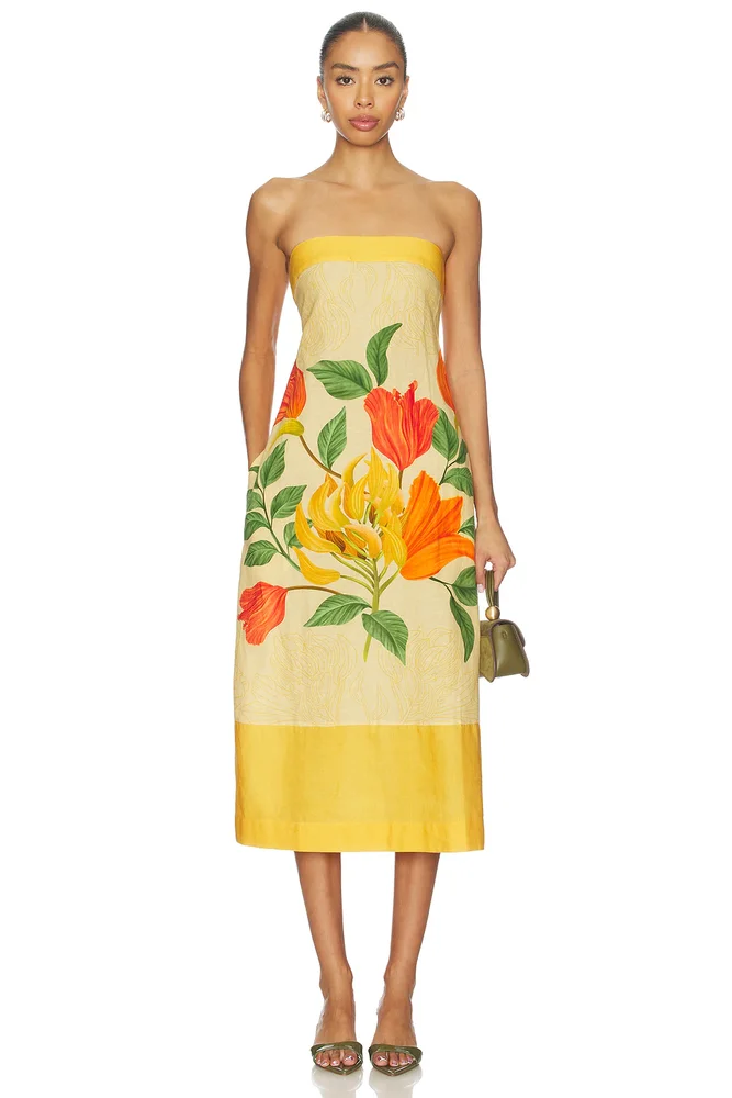 Strapless Shift Dress