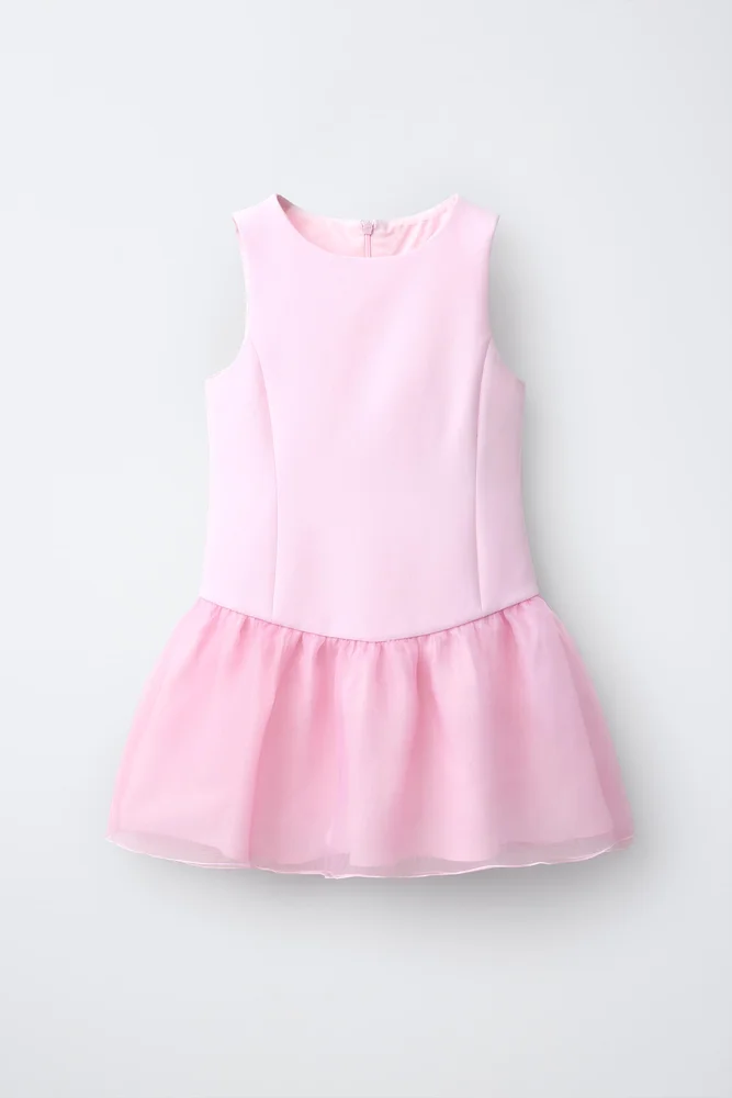 Combined Organza Dress
