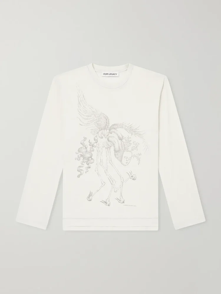 Printed Cotton-Jersey T-Shirt