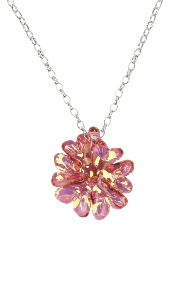 22k Gold Fumed Coral Necklace
