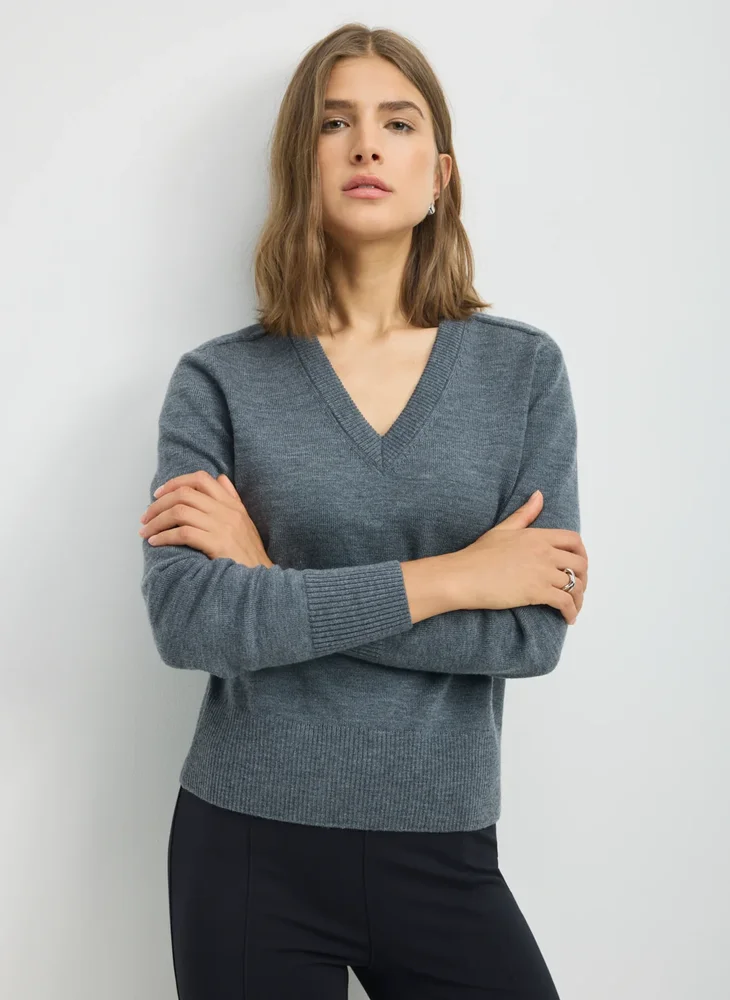 Effortless Merino V-Neck Sweater