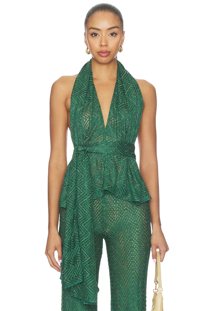 Knit Scarf Top