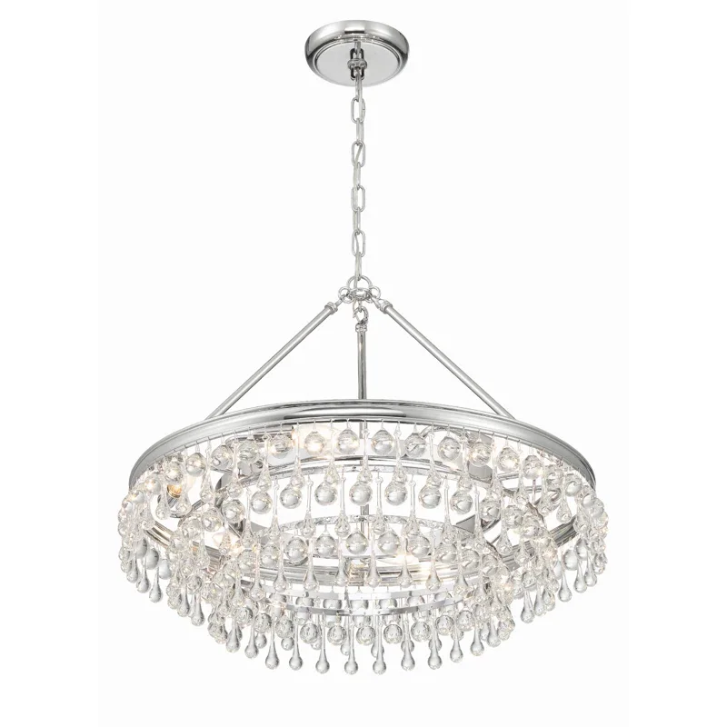 Eulah 6-Light Dimmable Tiered Chandelier