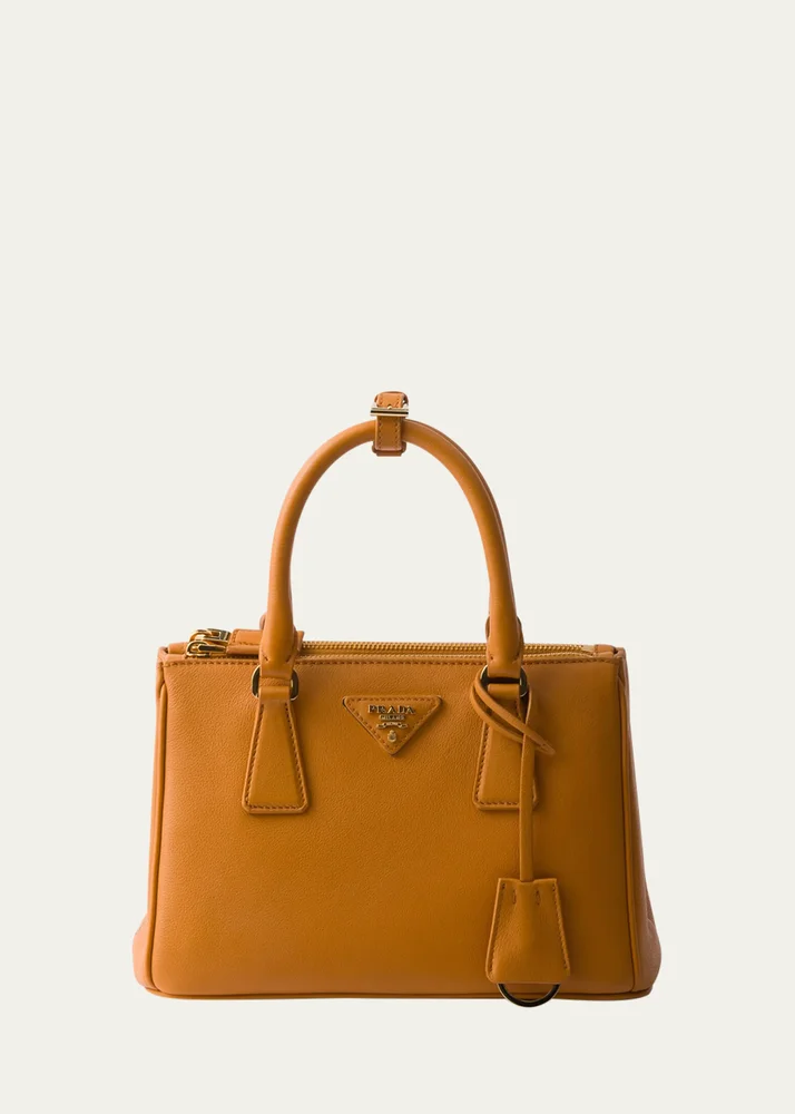 Small Galleria Leather Top-Handle Bag