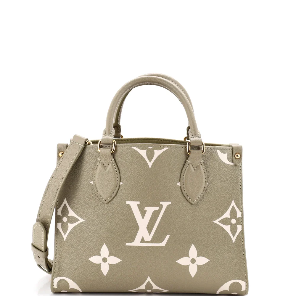 Pre-Owned OnTheGo Tote Bicolor Monogram Empreinte Giant PM