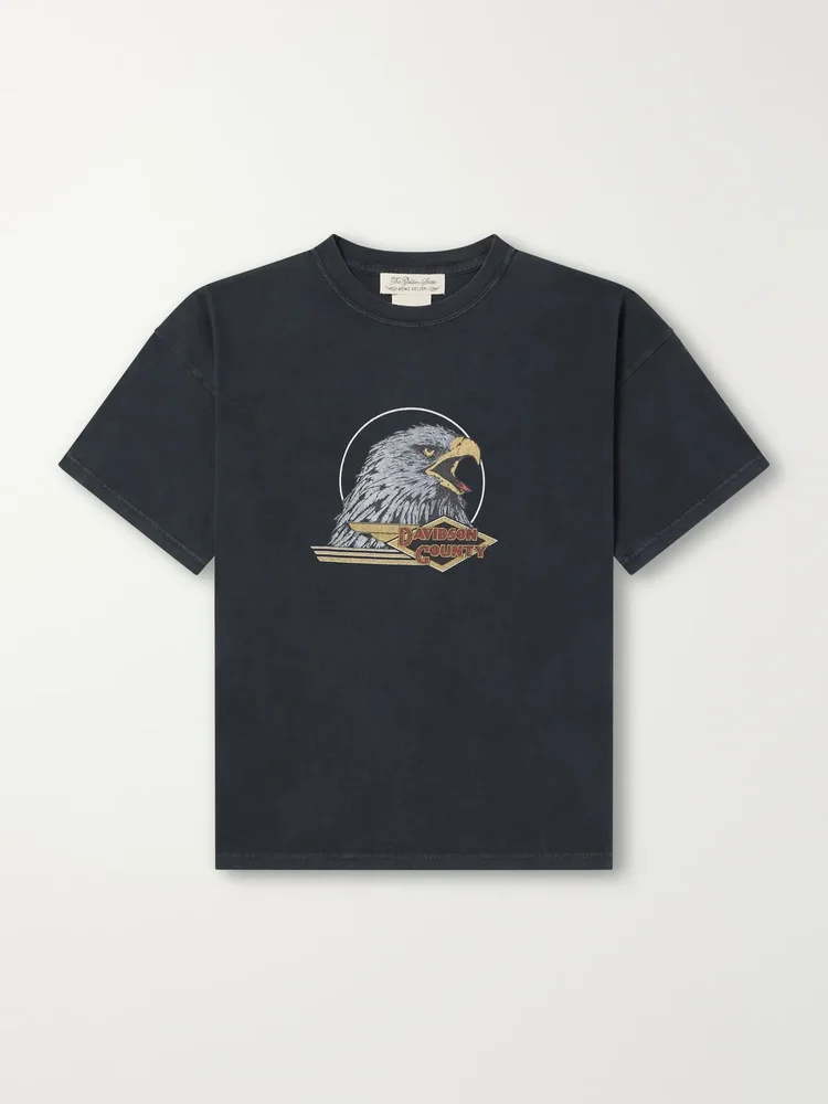 Davidson County Printed Cotton-Jersey T-Shirt