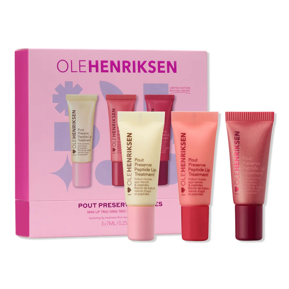 Pout Preserve Mini Hydrating Peptide Lip Trio Set