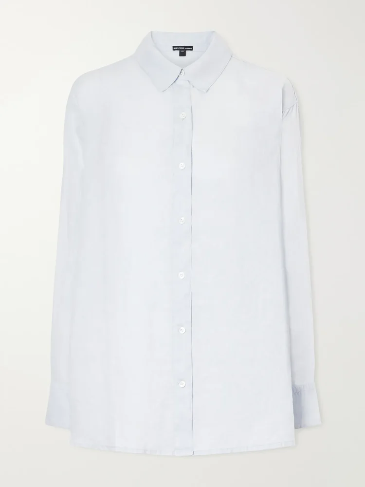 Linen-canvas shirt
