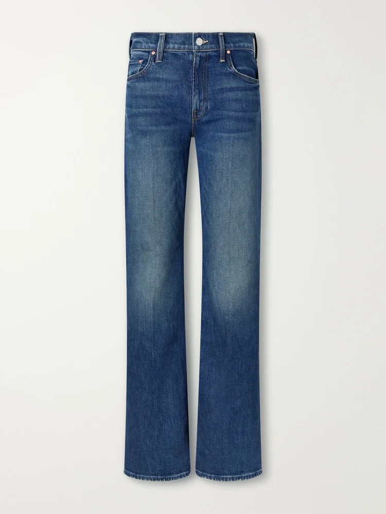 The Bookie Sneak mid-rise straight-leg jeans