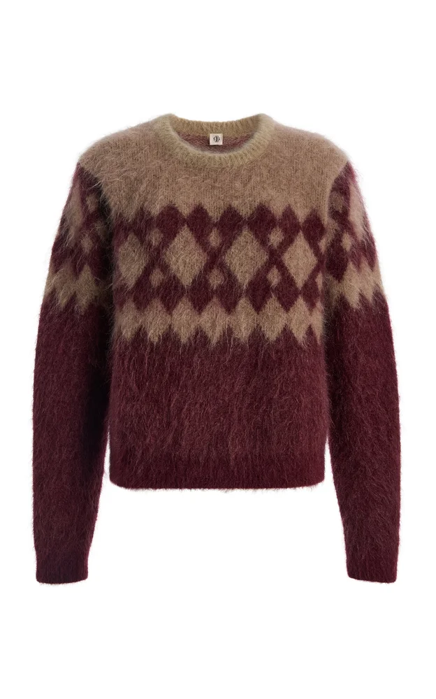 Roma Argyle Knit Sweater