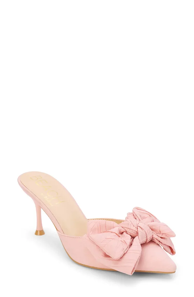 Goldie Bow Pointed Toe Mule