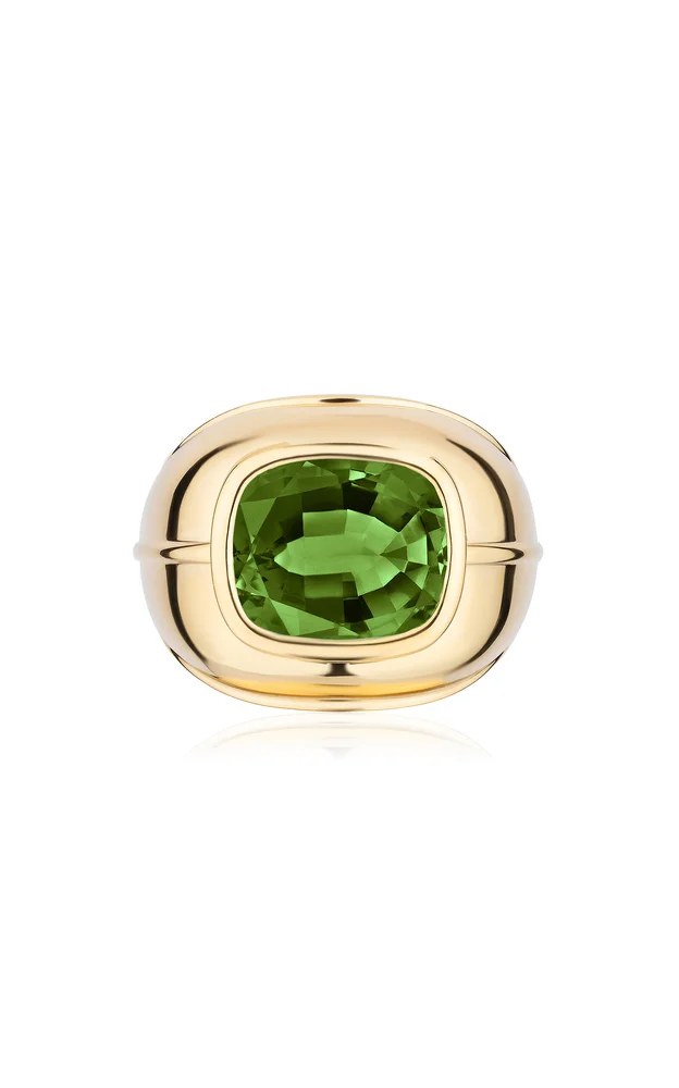 Cushion Cut Green Tourmaline