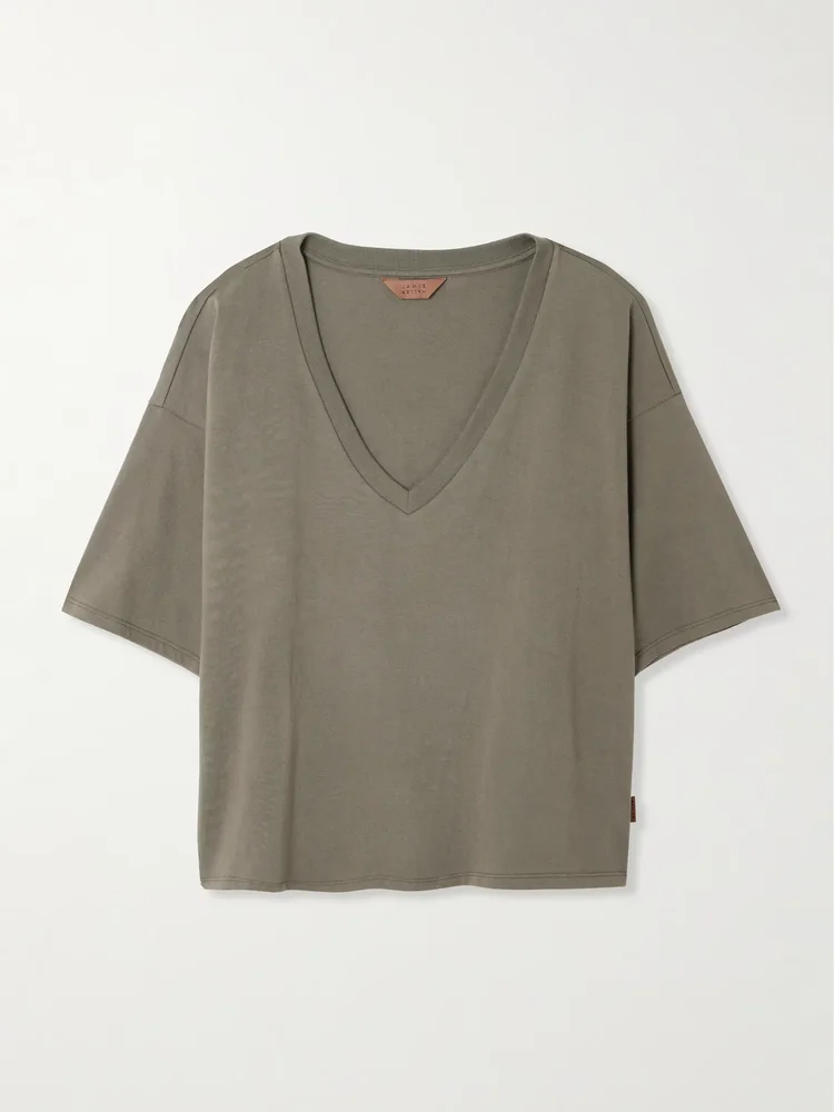 The V Tee oversized cotton-jersey T-shirt