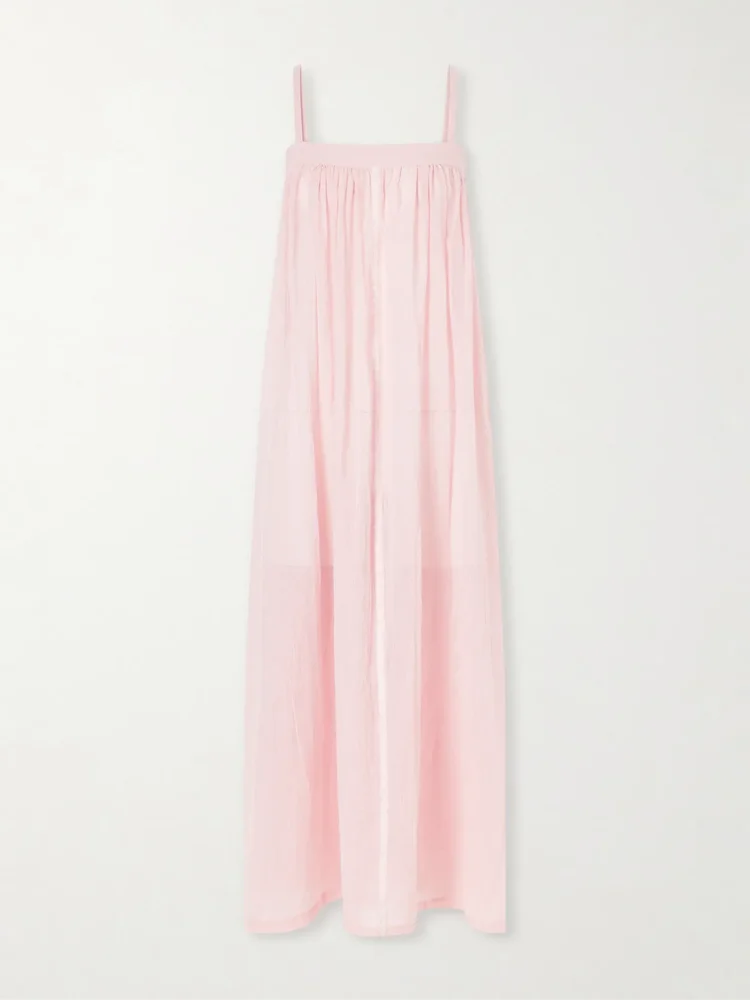 Eda cotton-gauze maxi dress