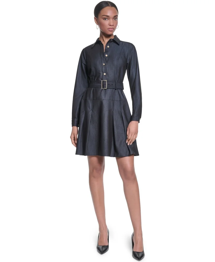 Denim Shirt-Dress