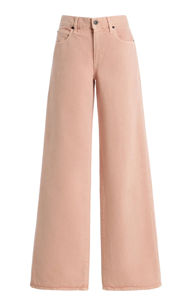 Mica Rigid Low-Rise Wide-Leg Jeans