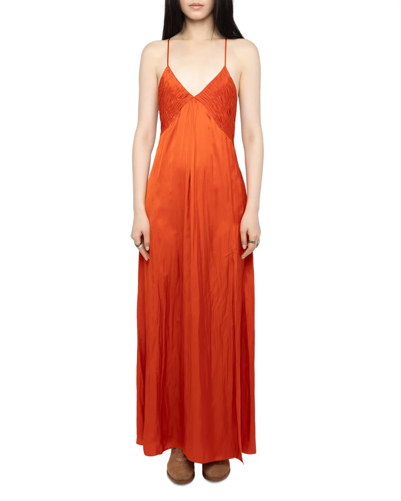 Rayonne Satin Maxi Dress