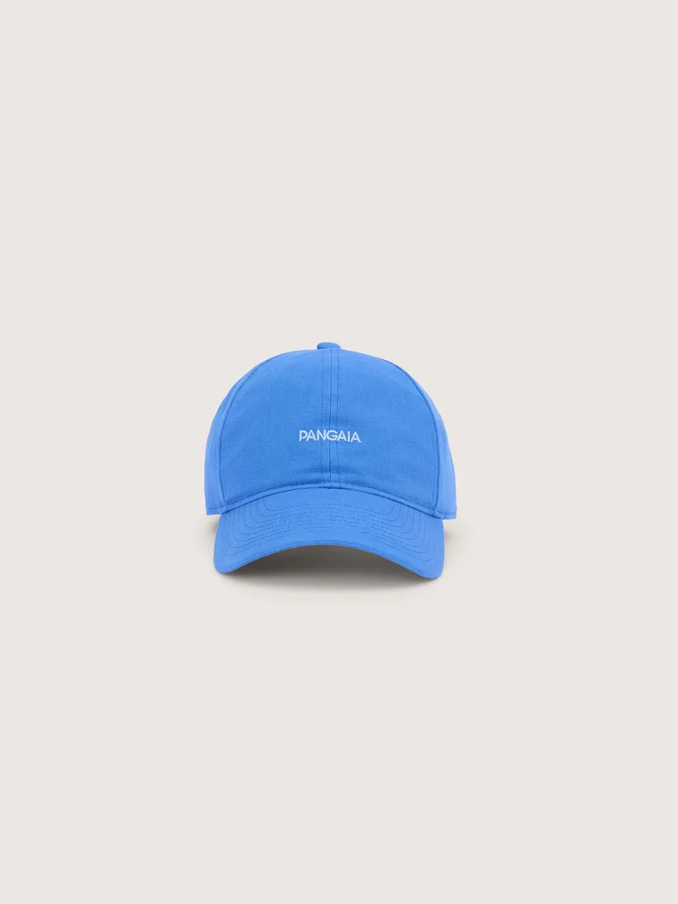 Organic Cotton Cap Pangaia Logo-Gaia Blue