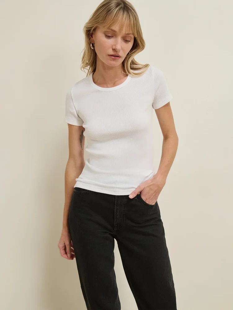 Alex Ribbed Tee